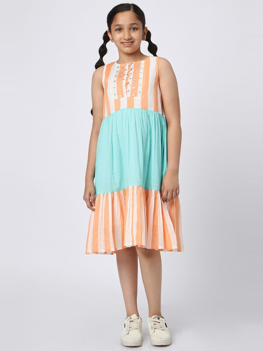 Dress with Stripes