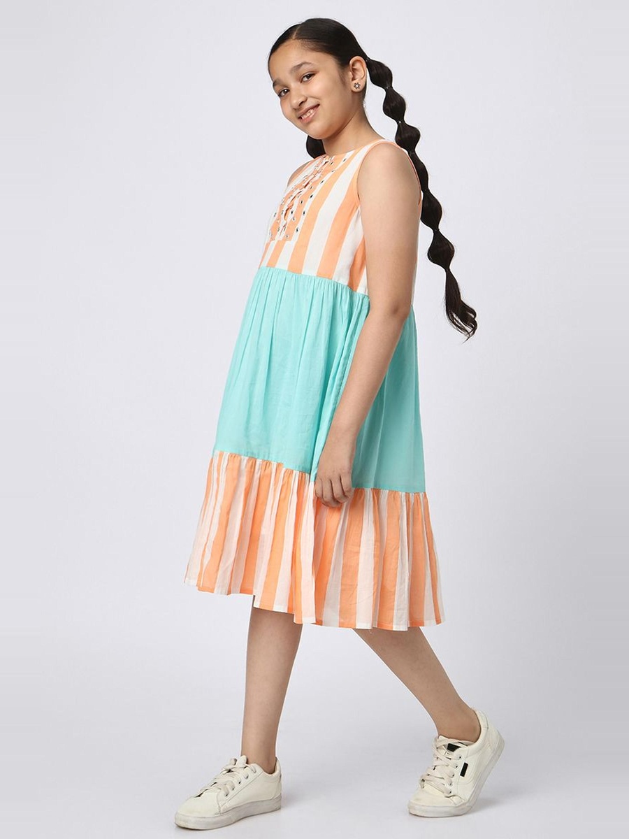 Dress with Stripes
