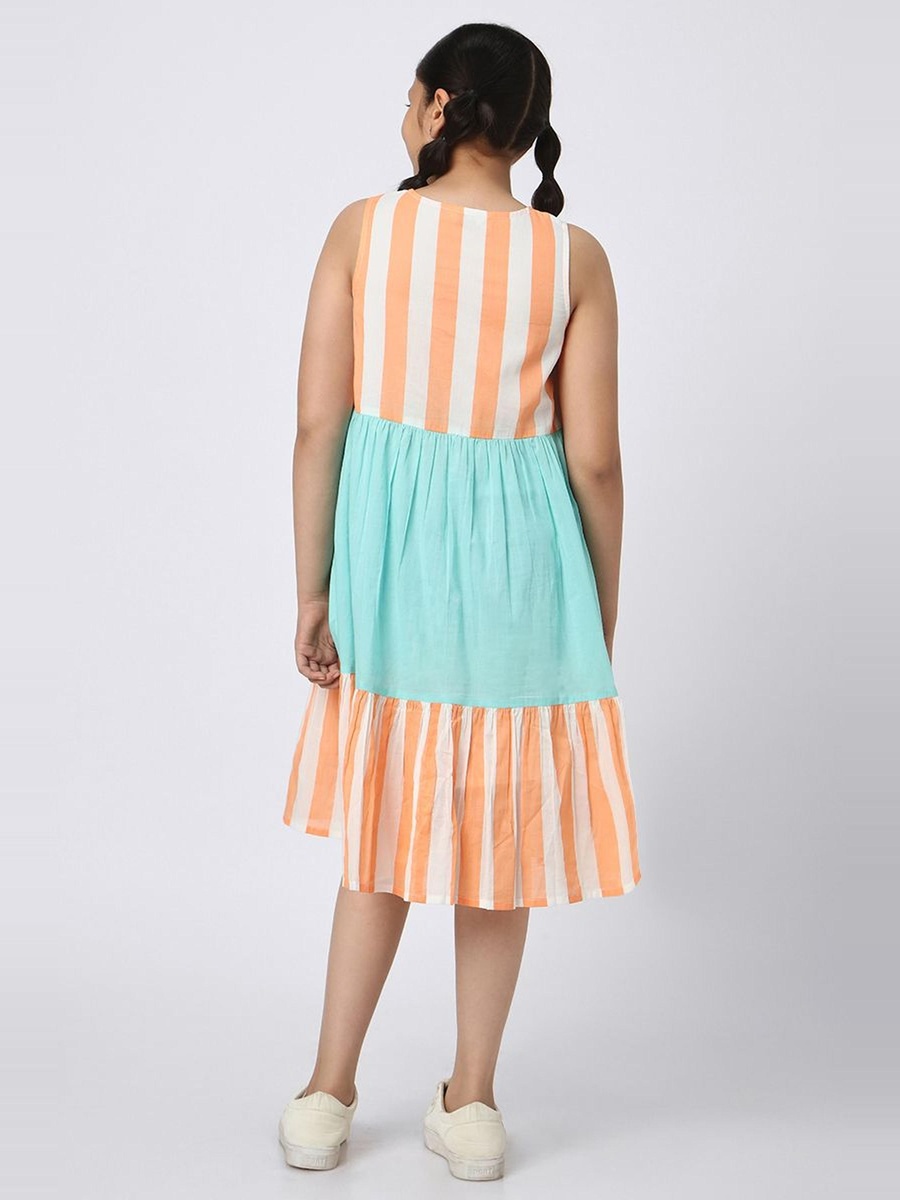 Dress with Stripes