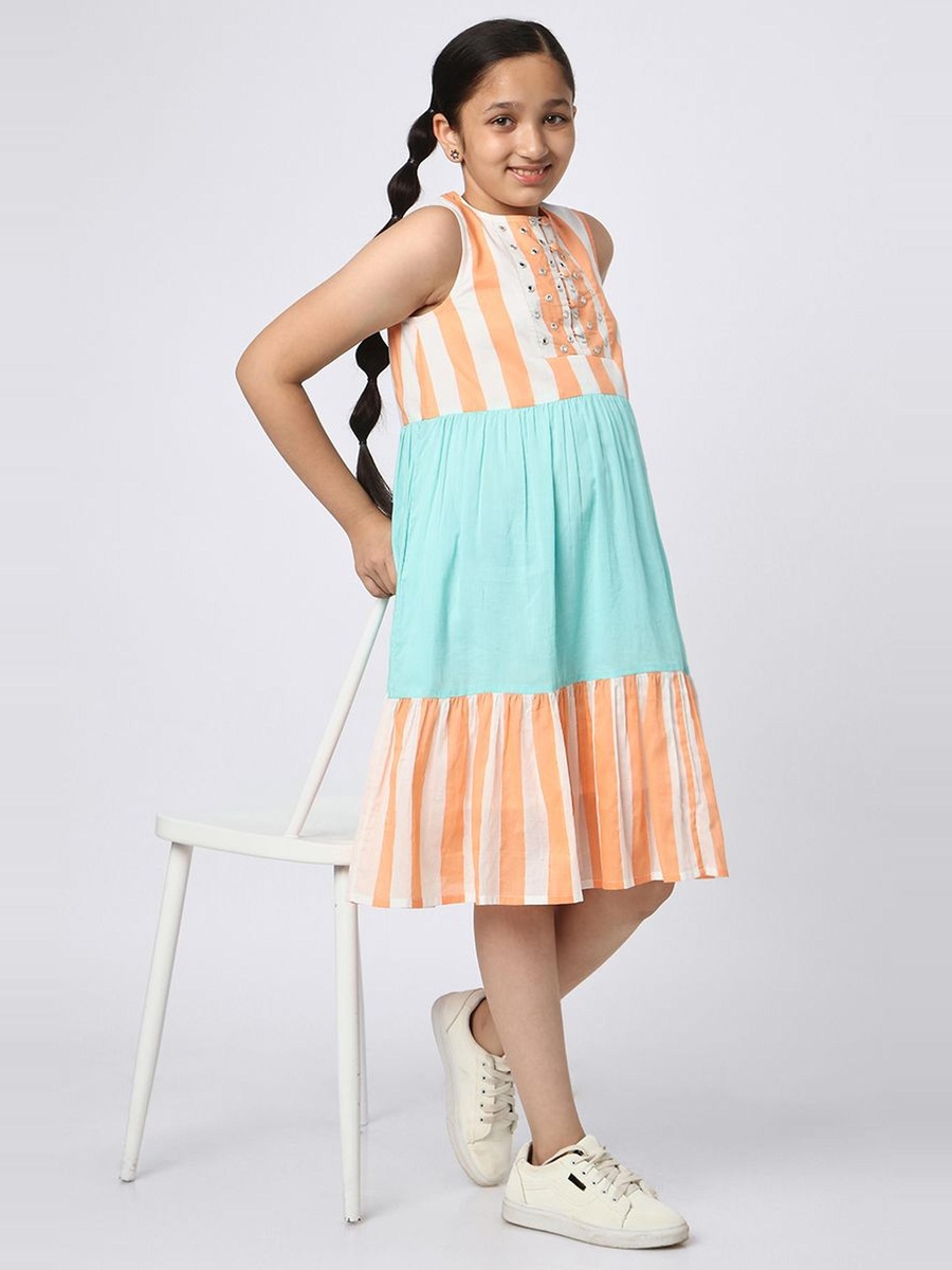 Dress with Stripes