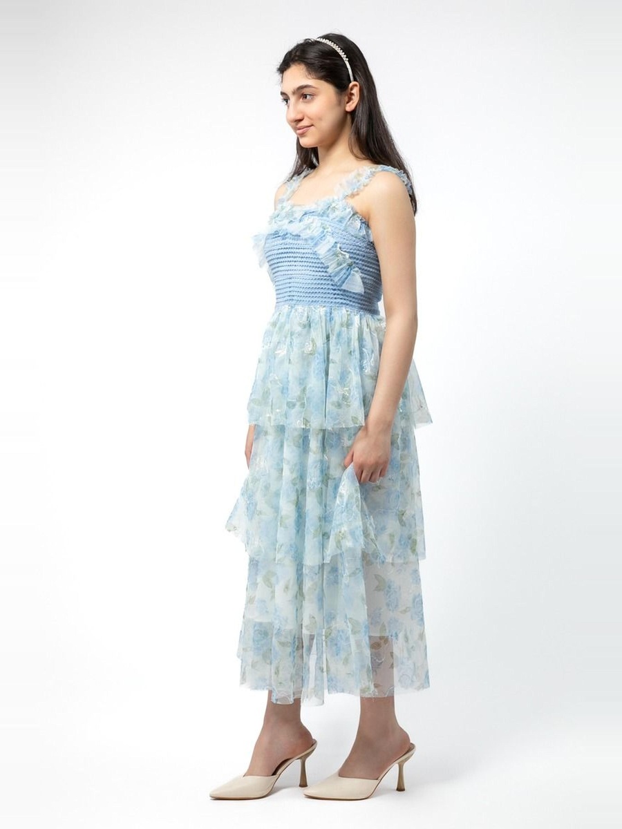 Sleeveless Dress with Sequin