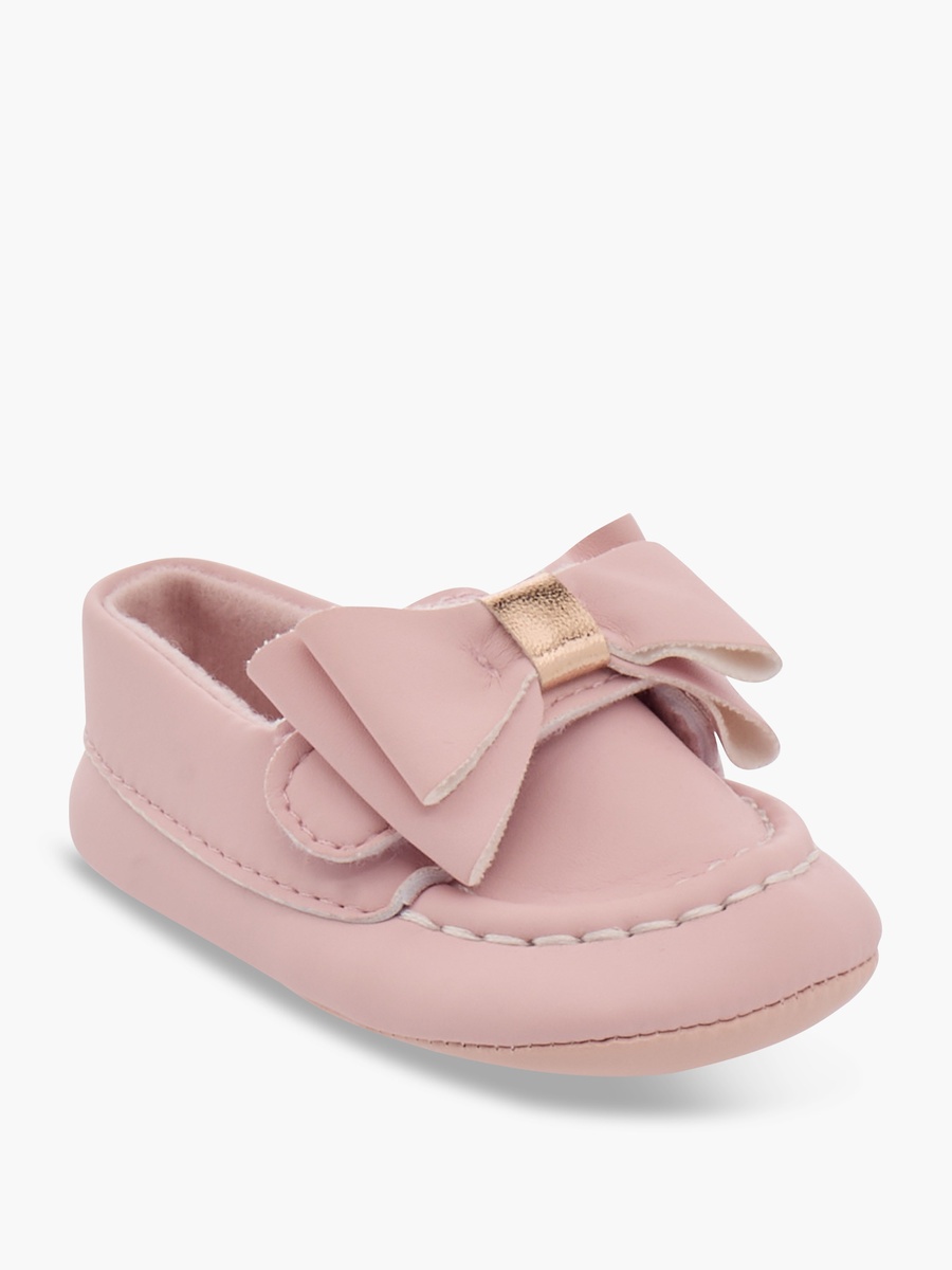Bow Accent Slip-On Booties