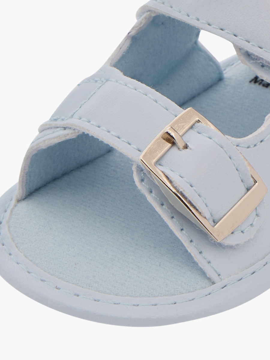 Buckle Accent Booties with Hook and Loop Closure