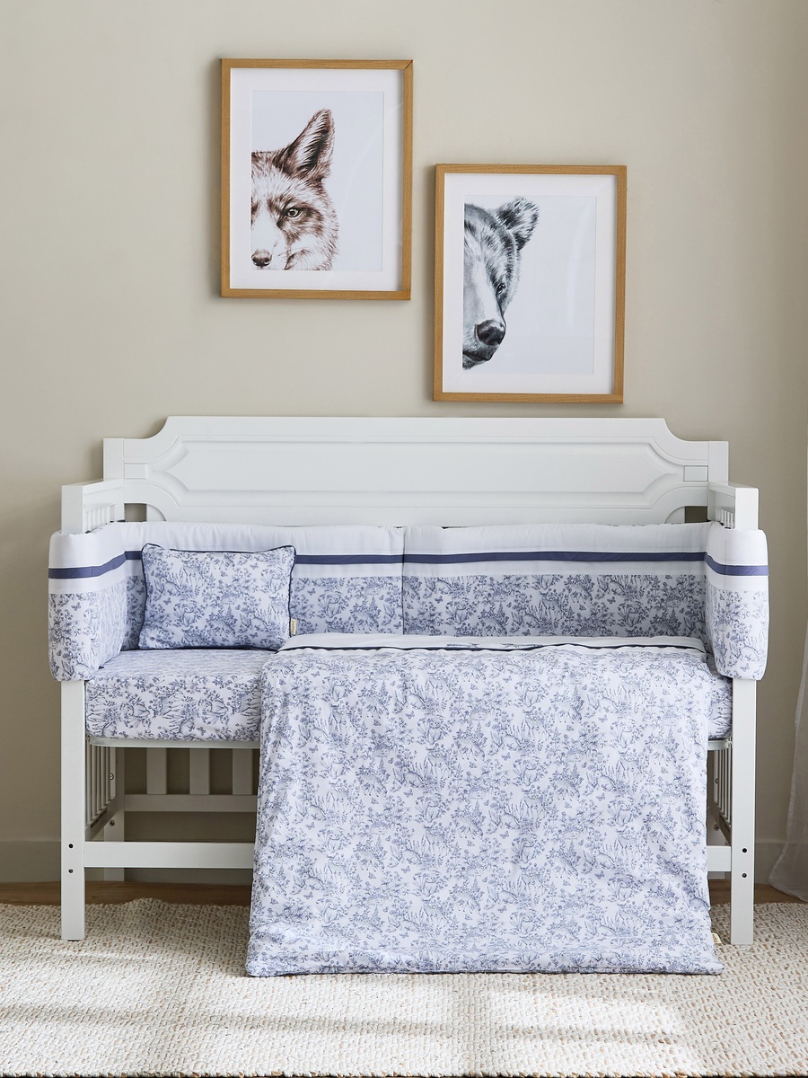 4-Piece Printed Comforter Set - 90x130 cm