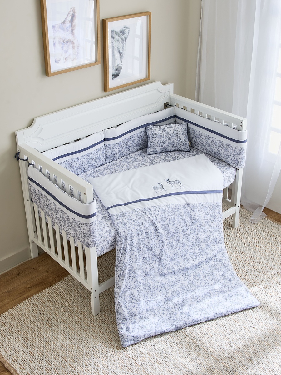 4-Piece Printed Comforter Set - 90x130 cm