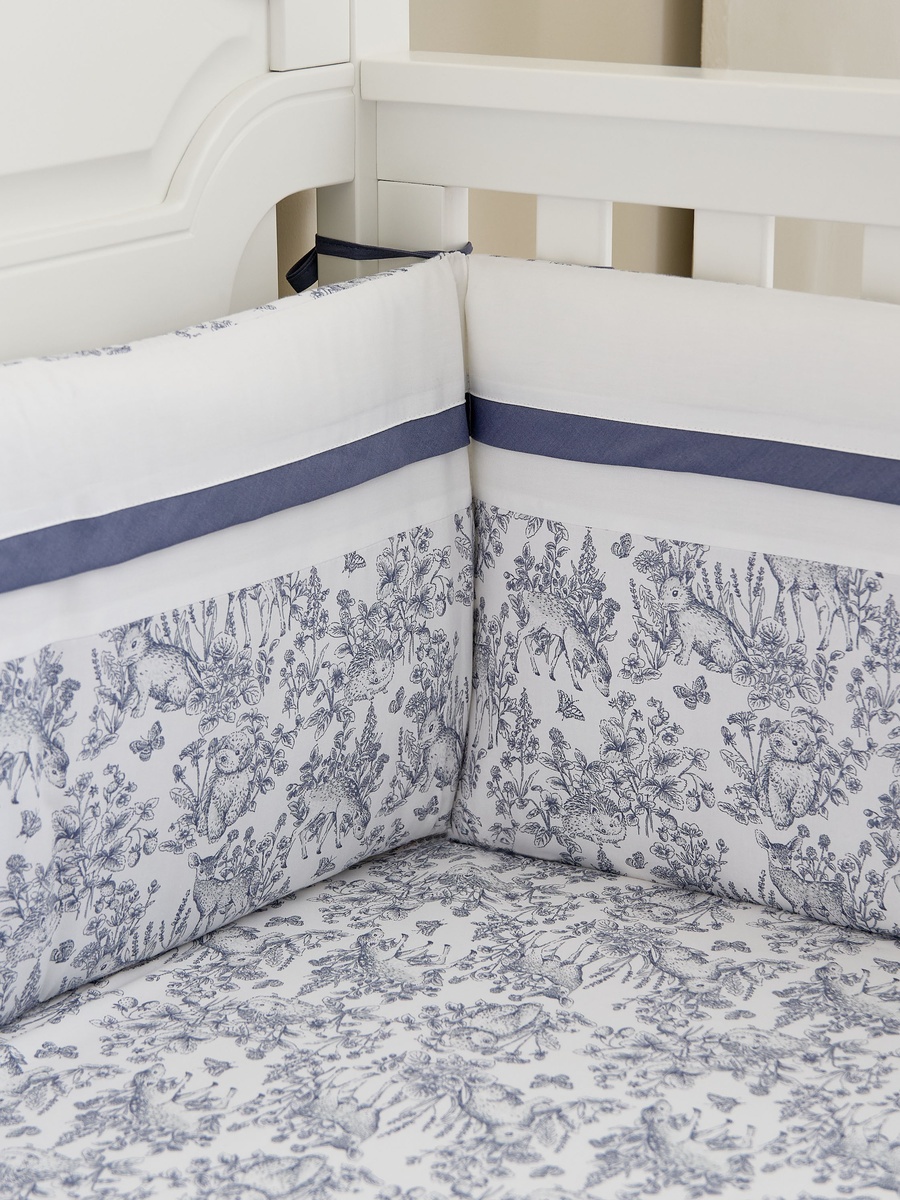4-Piece Printed Comforter Set - 90x130 cm