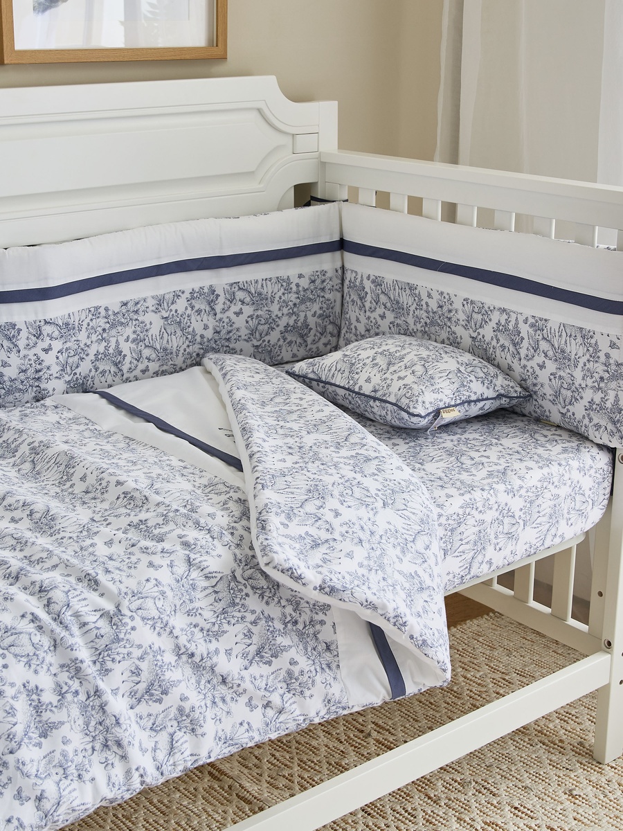 4-Piece Printed Comforter Set - 90x130 cm