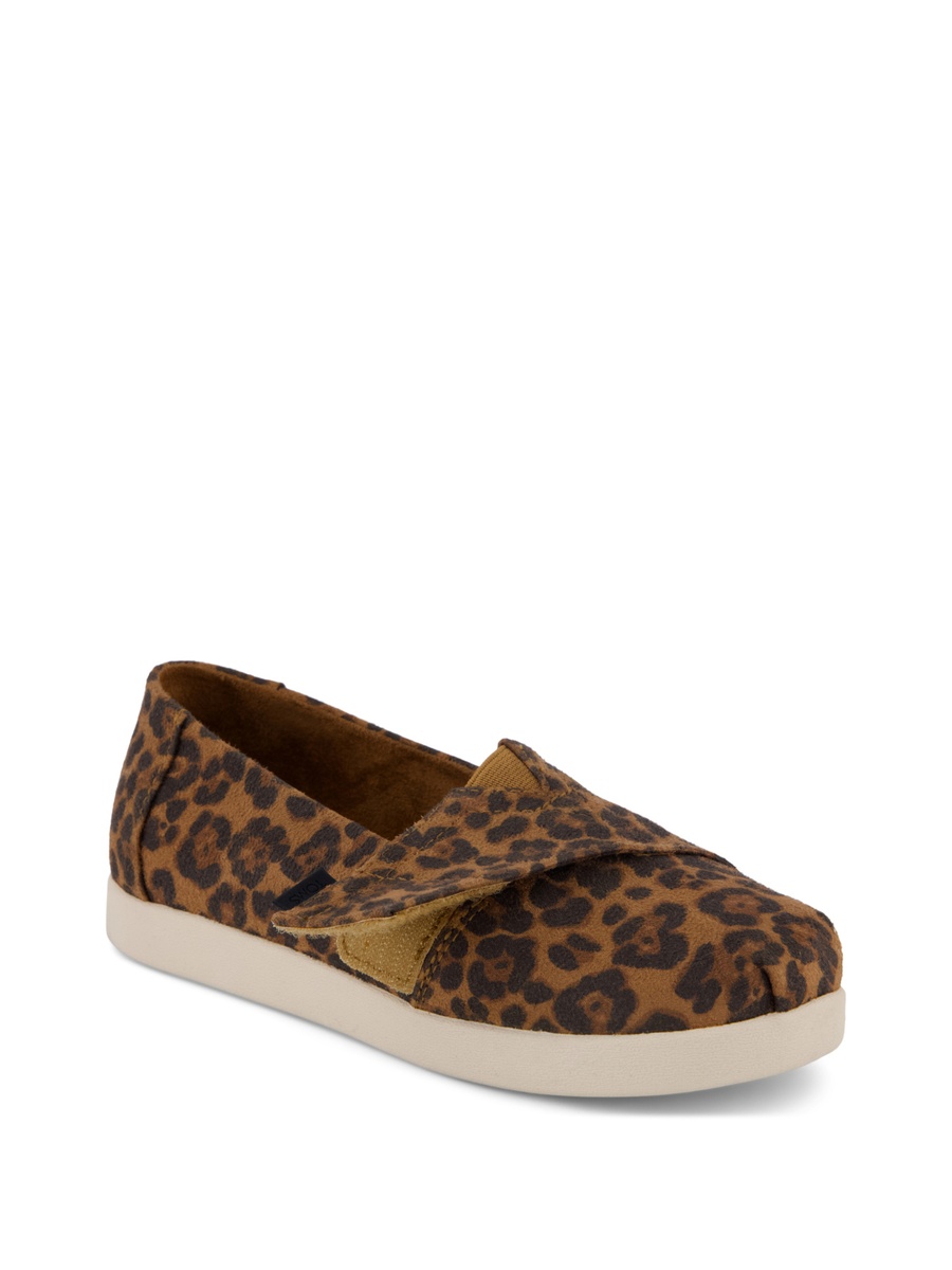 Animal Printed Canvas Slip-On Shoes