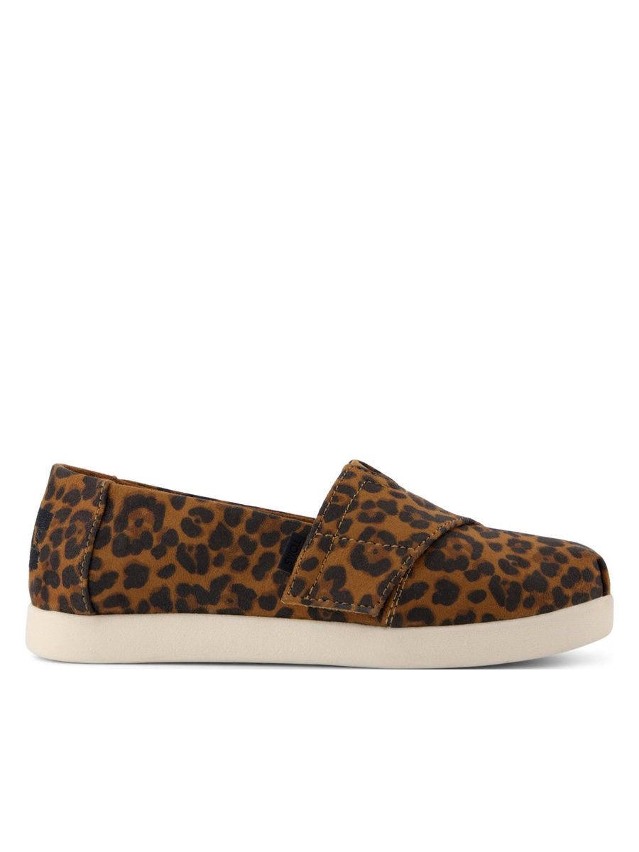 Animal Printed Canvas Slip-On Shoes