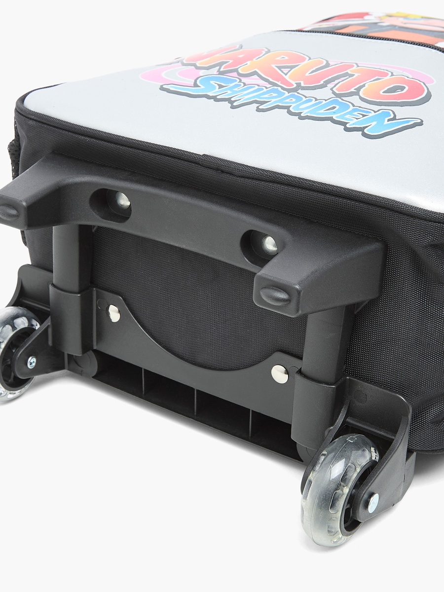 Naruto Print Trolley Backpack with Retractable Handle - 14 inches