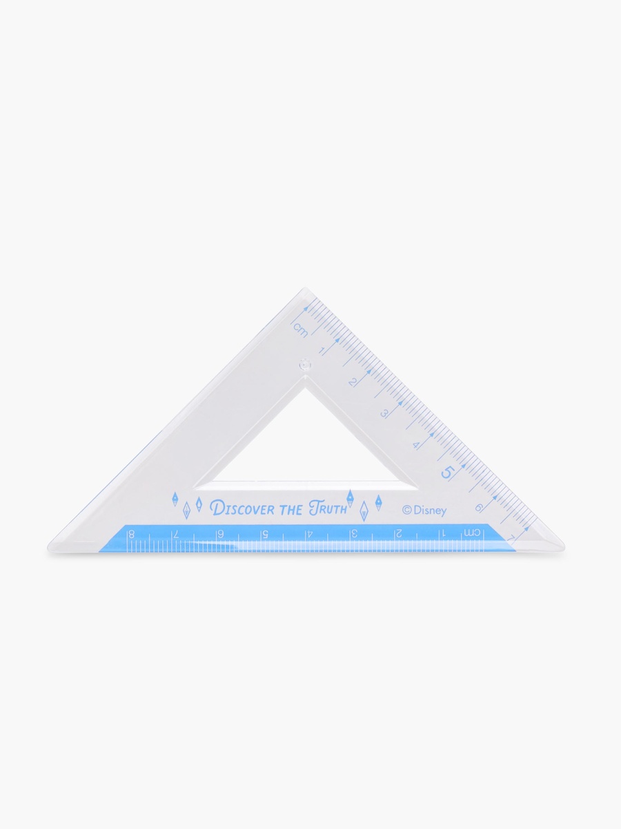4-Piece Geometry Ruler Set