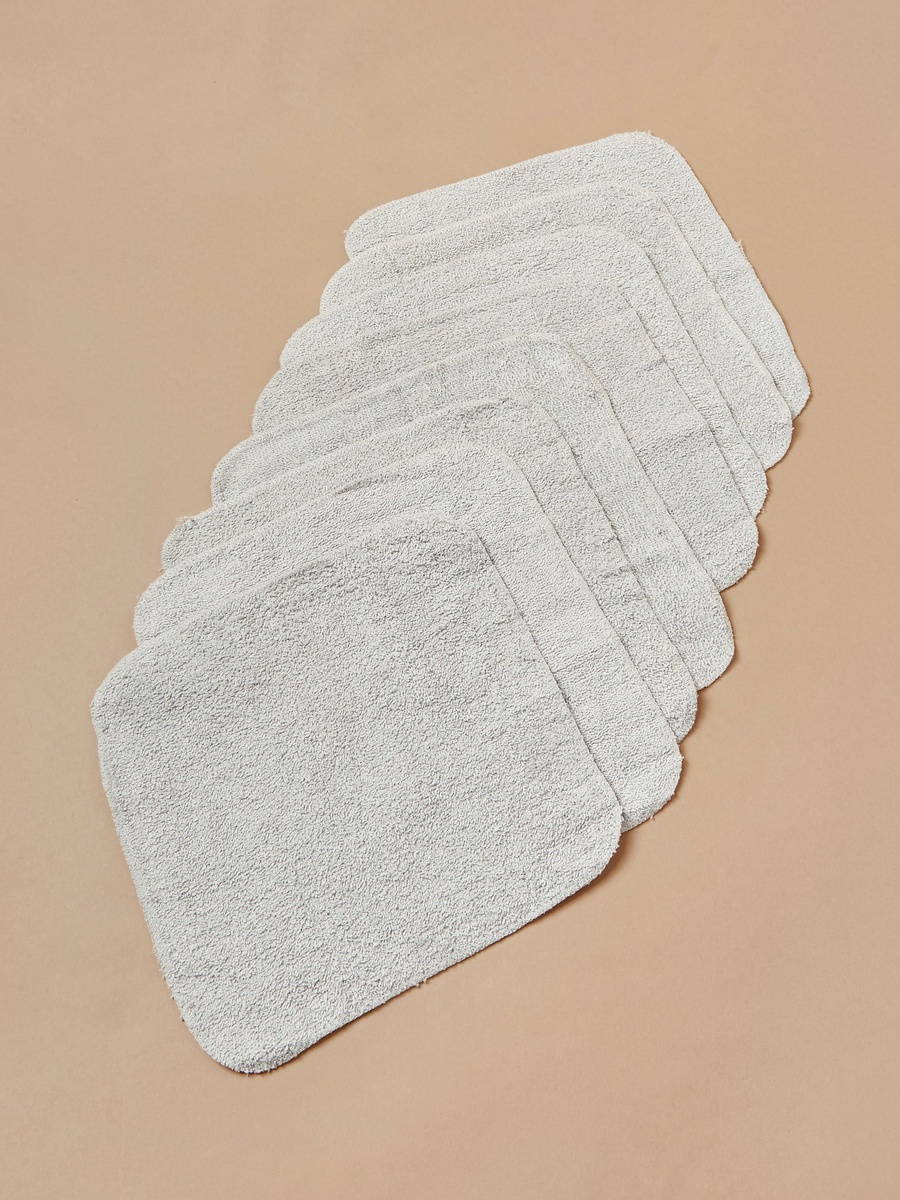 Solid Washcloth - Set of 8