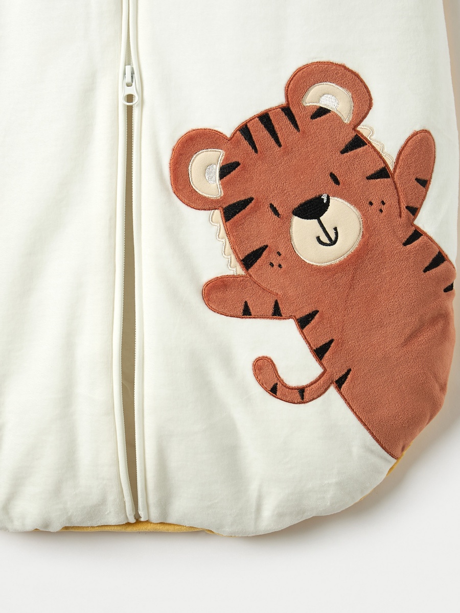 Animal Applique 2-Tog Sleeping Bag with Zip Closure - 0-6 months