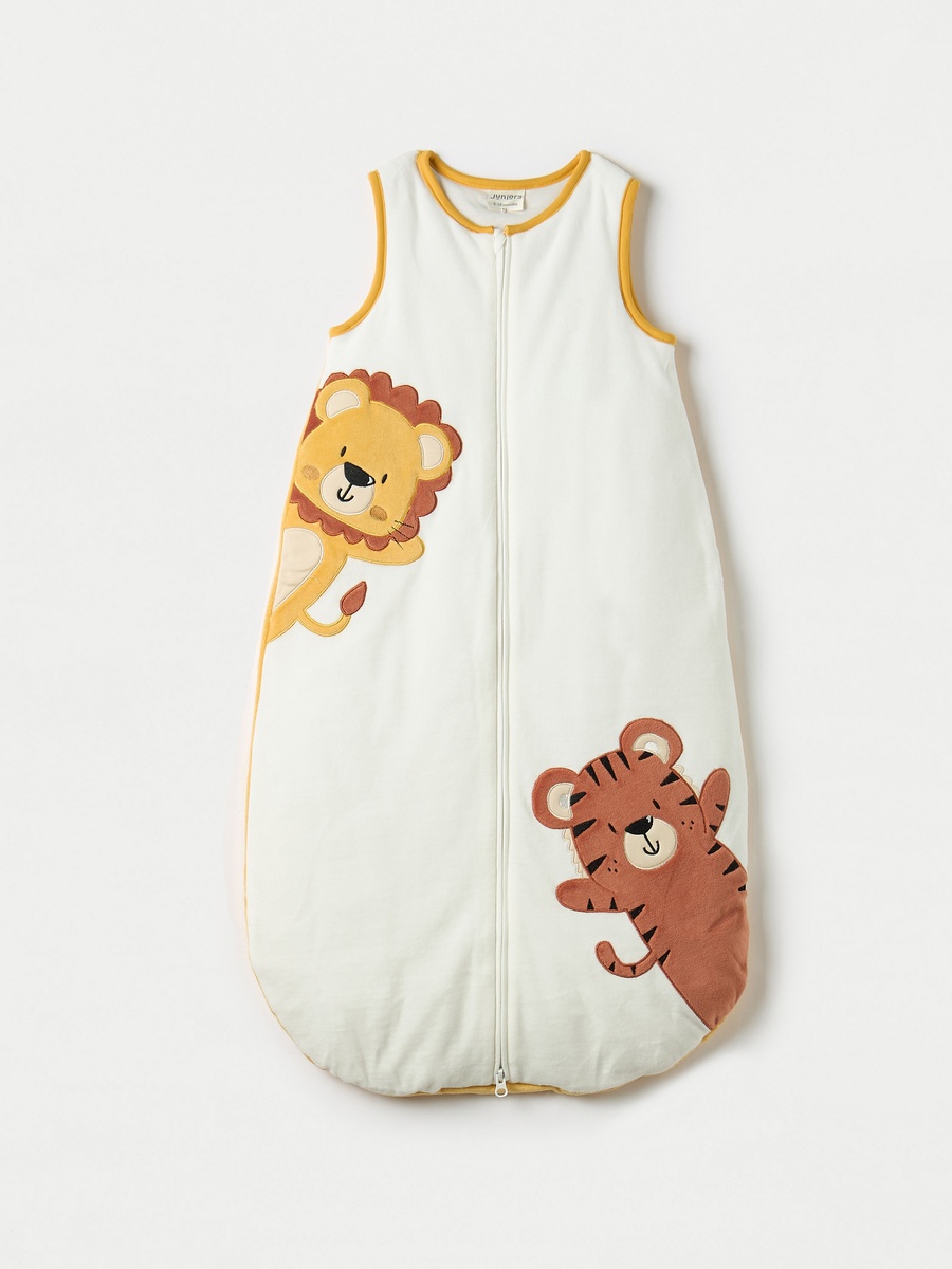 Lion and Tiger Applique Sleeping Bag - 6-18 months