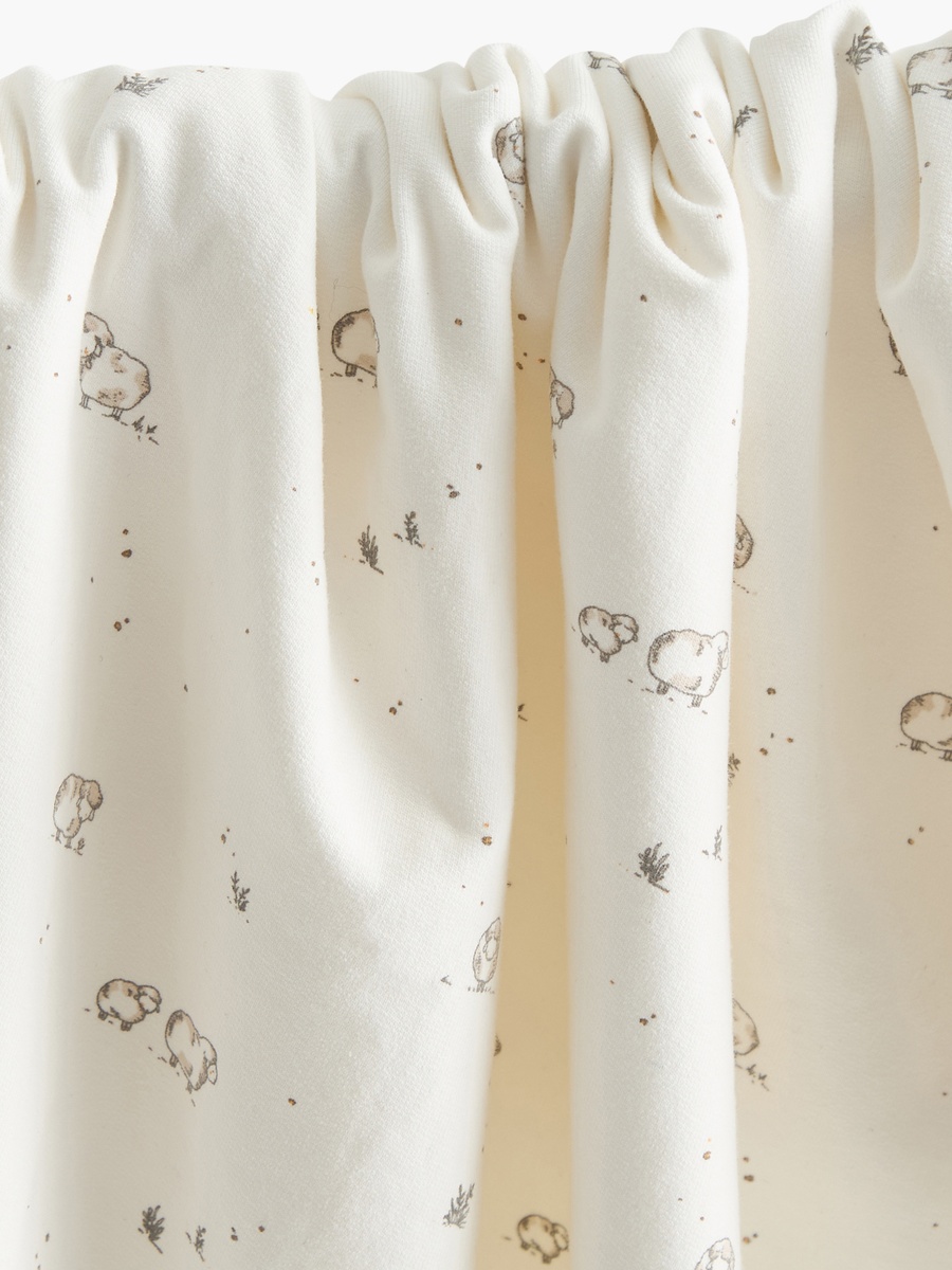 Sheep Print Receiving Blanket - 70x70 cm