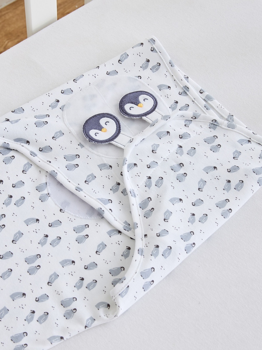 Penguin Print Swaddle Wrap