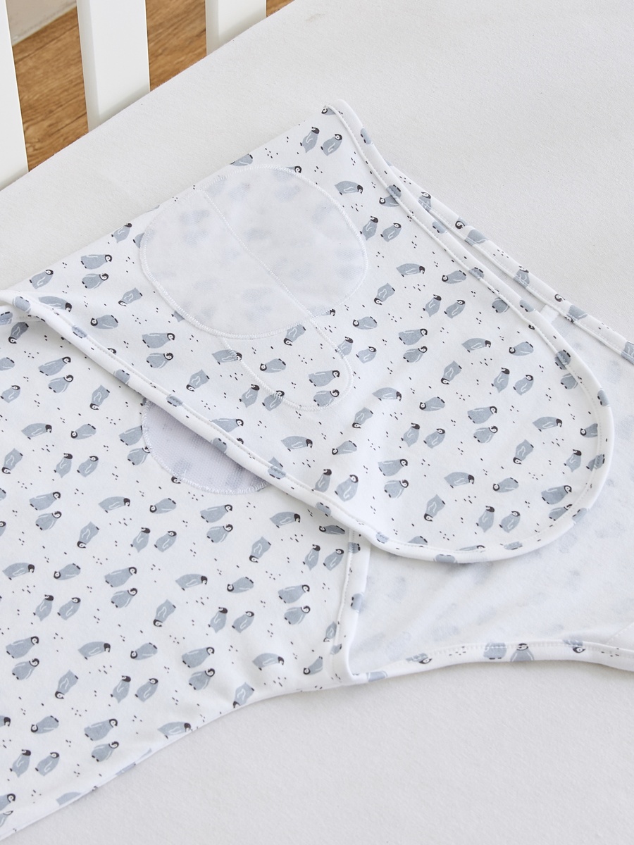 Penguin Print Swaddle Wrap