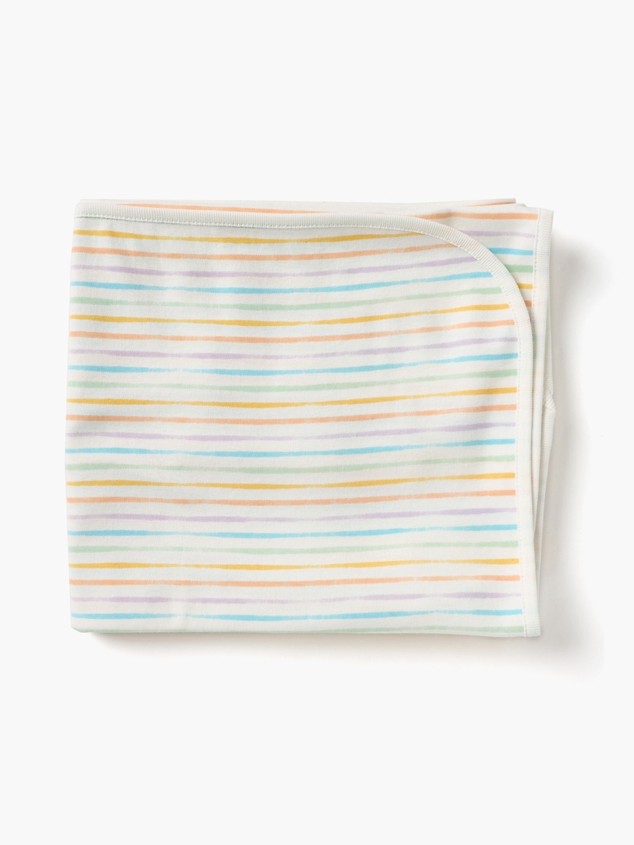 Striped Receiving Blanket - 70x70 cm