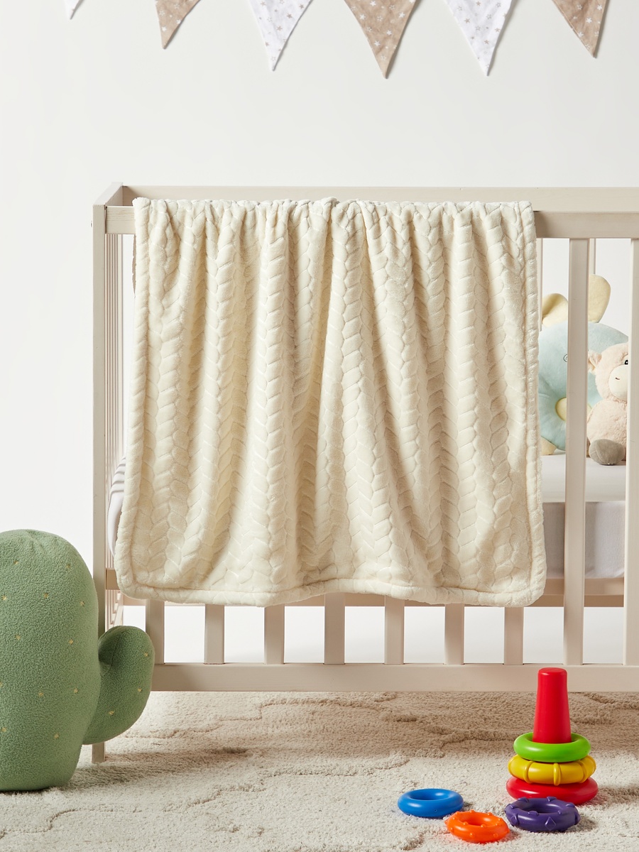 Textured Flannel Blanket - 76x102 cm