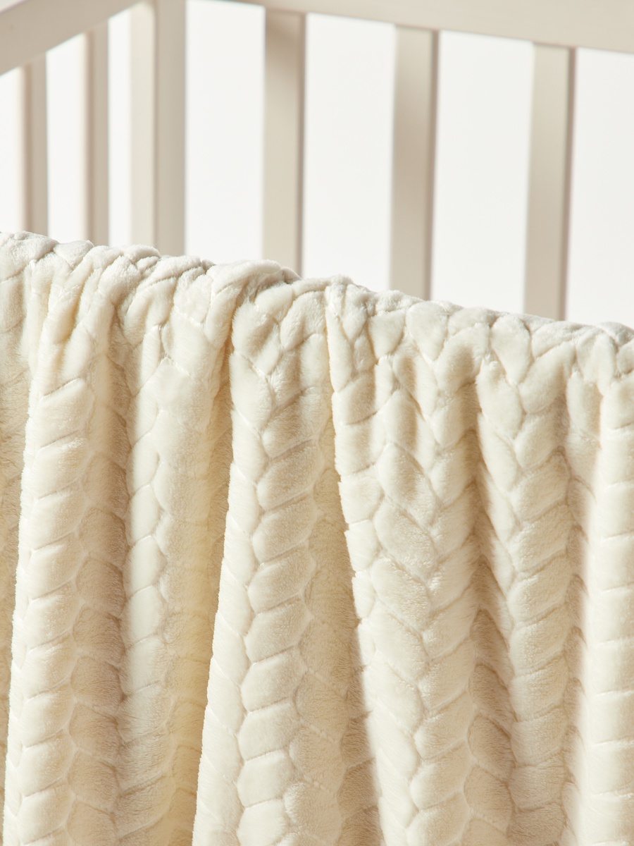 Textured Flannel Blanket - 76x102 cm