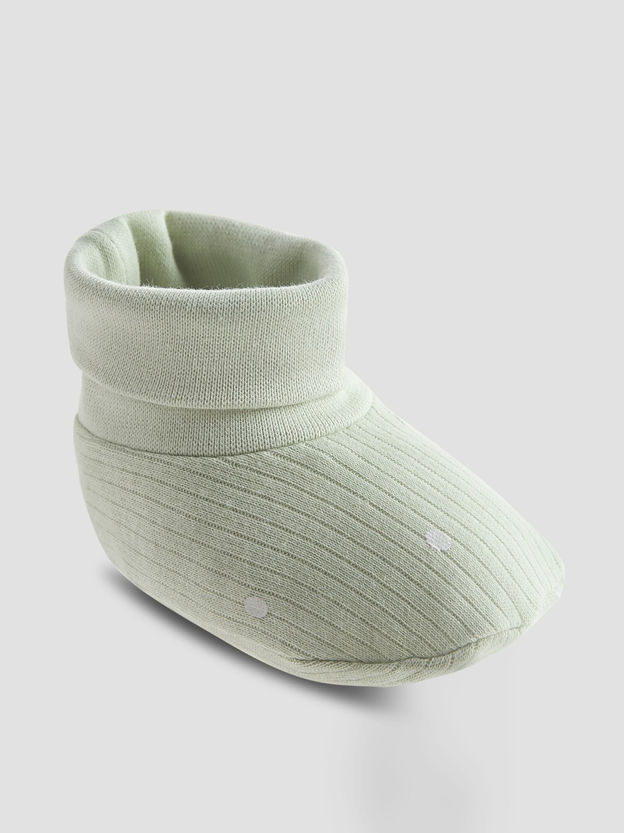Assorted Cuffed Booties - Set of 3