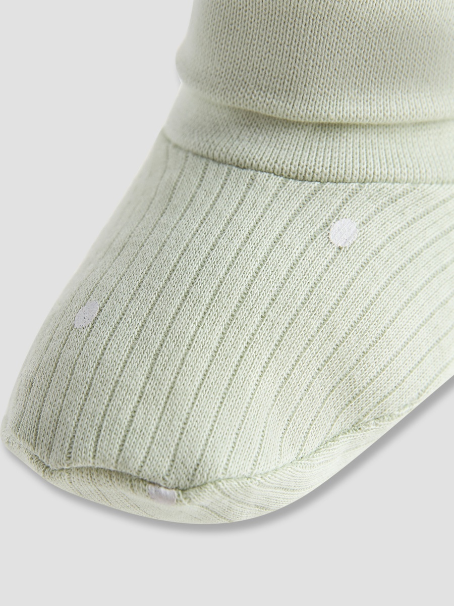 Assorted Cuffed Booties - Set of 3