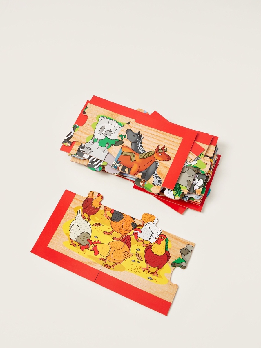 Number Wooden Floor Puzzle Set