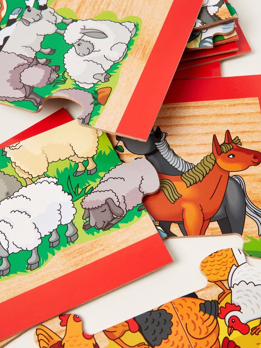 Number Wooden Floor Puzzle Set