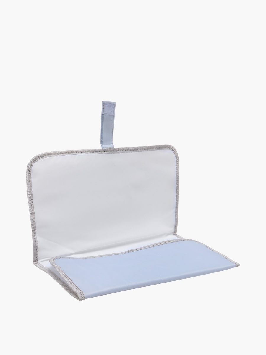 Solid Diaper Bag with Zip Closure and Double Handle