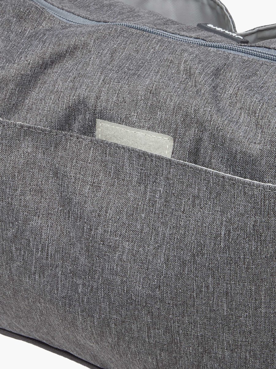 Textured Diaper Bag with Zip Closure