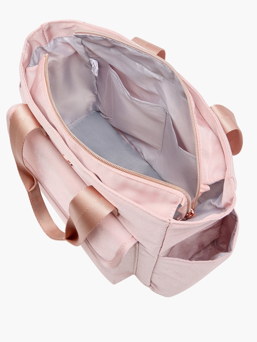 Diaper Bag with Logo Detail