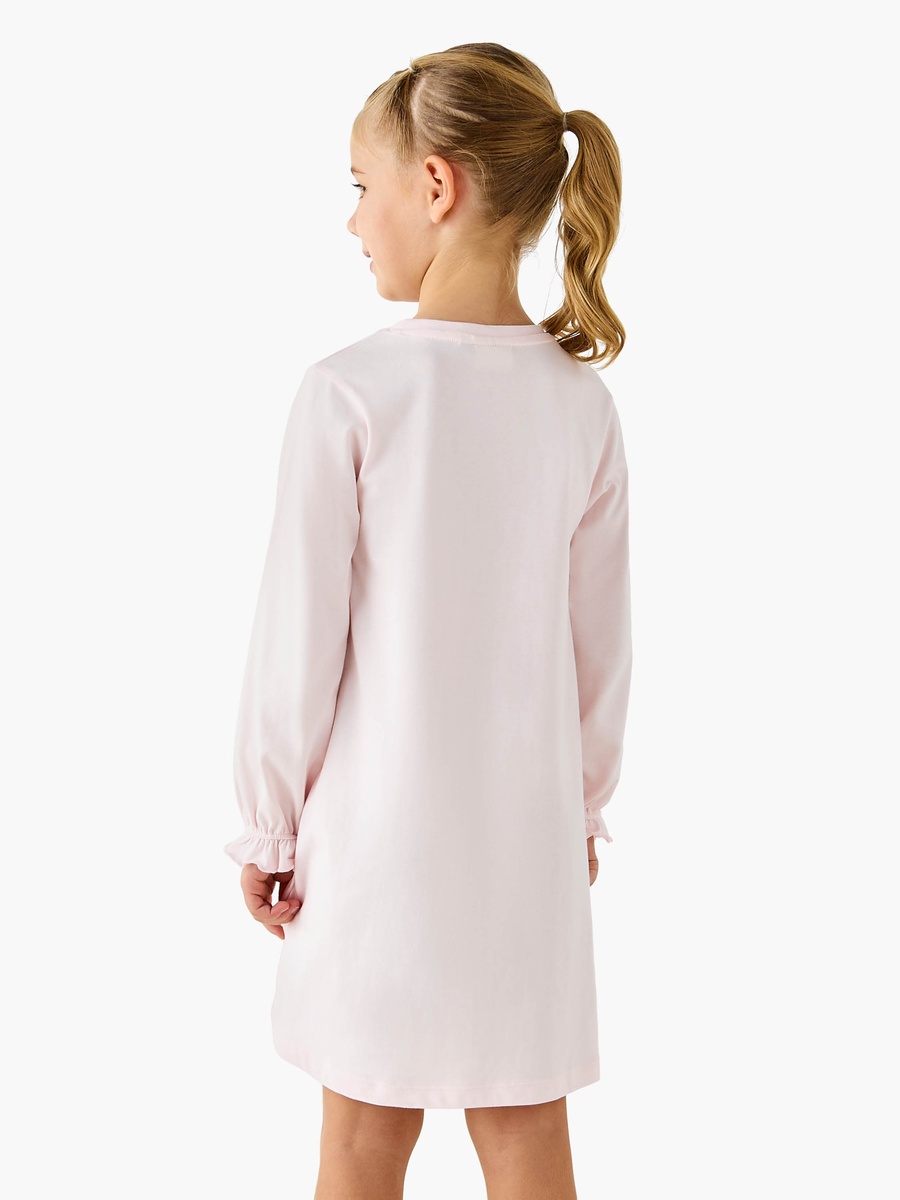 Printed Night Dress with Long Sleeves - Set of 2