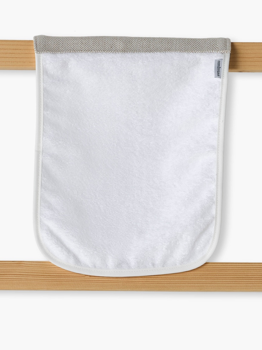 Cambrass 2-Piece Herringbone Trim Towel Set - 25x35 cm