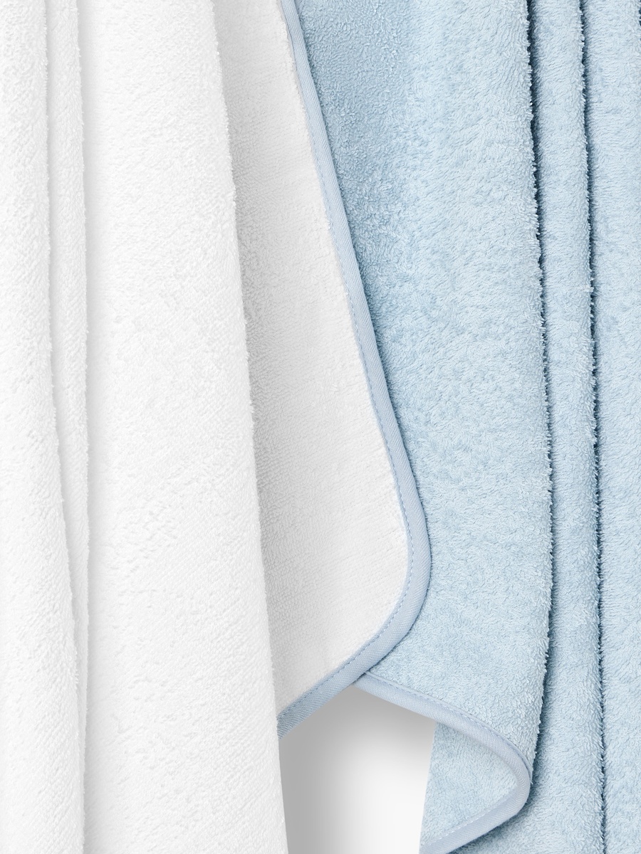 2-Piece Embroidered Hooded Towel Set - 75x75 cm