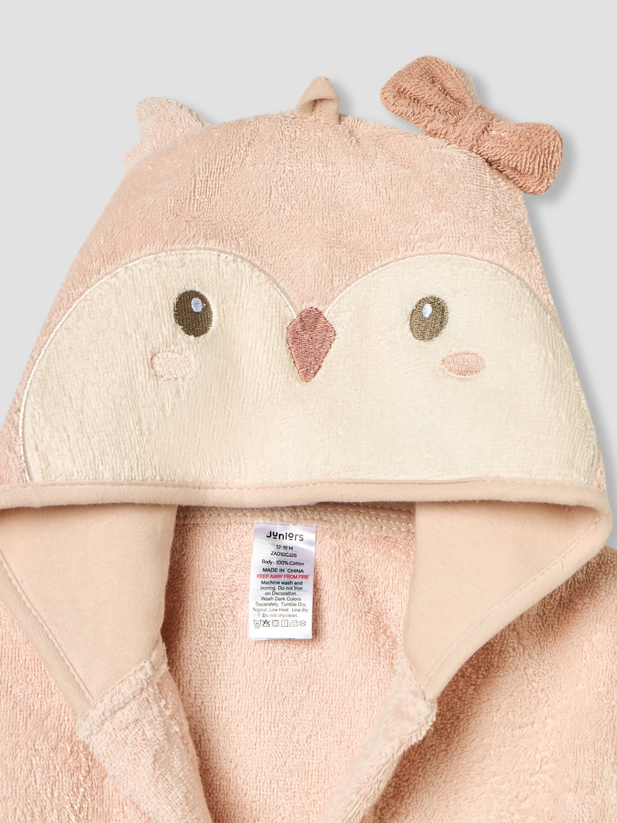 Baby Robe with Tie-Up Belt - 12 + Months