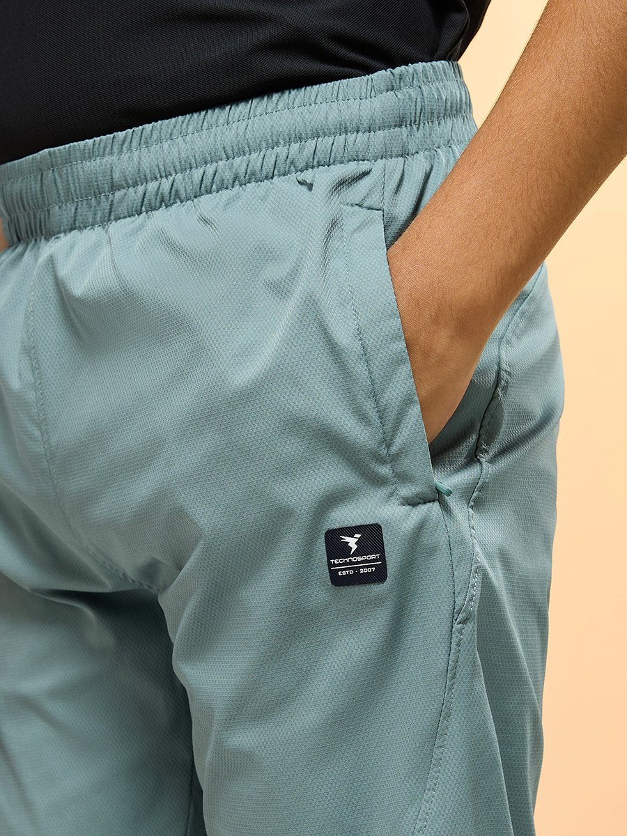 Boys Color Block Slim Fit Sports Track Pants