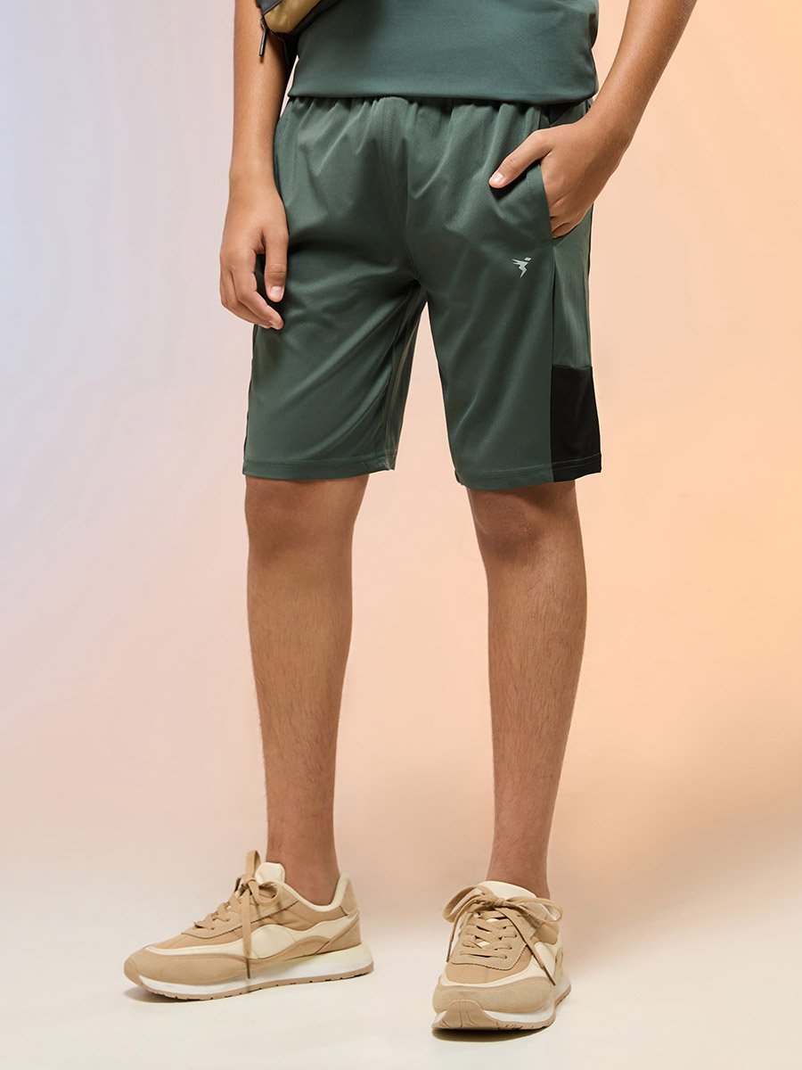 Boys Slim Fit Sports Shorts with TS FLEXI