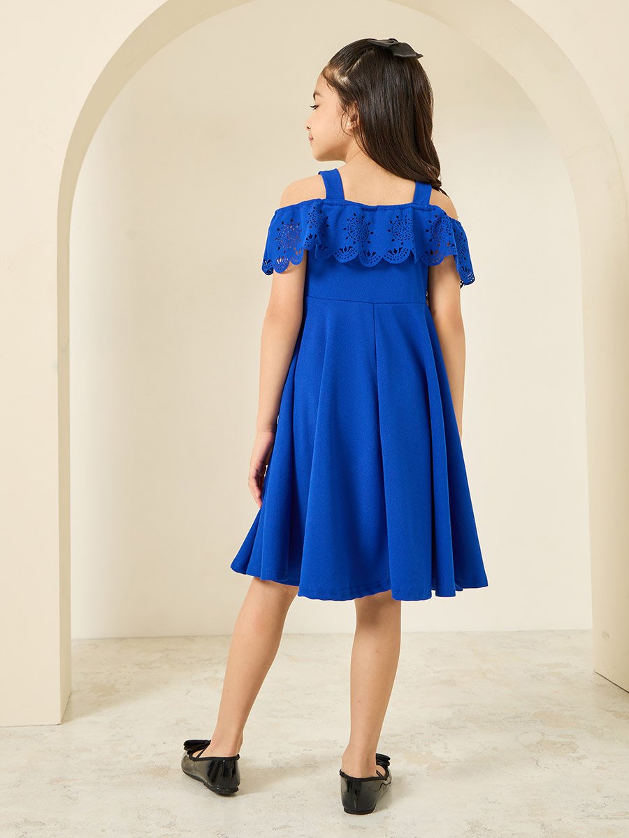 midi dress royal blue Liberty Plus Size Aqua Blue Long Sleeve Dress– Hello Curve