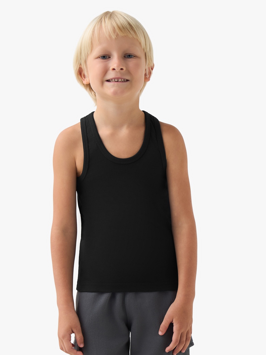 Cotton Scoop Neck Vest - 5-Piece Set