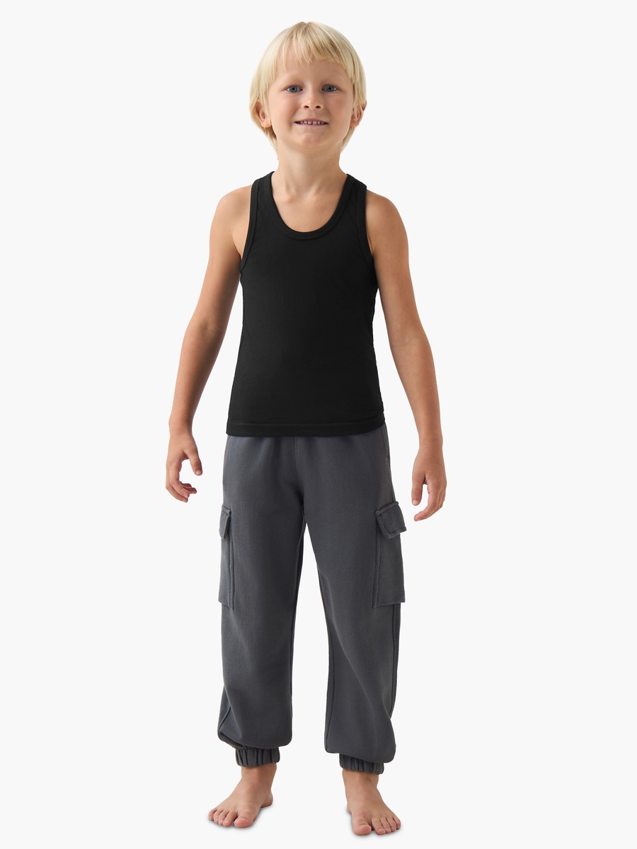 Cotton Scoop Neck Vest - 5-Piece Set
