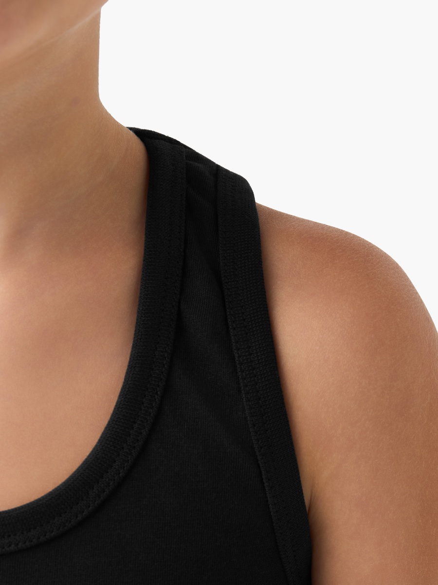 Cotton Scoop Neck Vest - 5-Piece Set