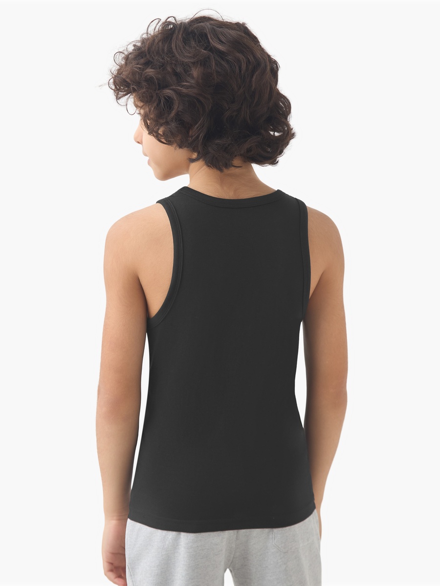 Cotton Scoop Neck Vest - 5-Piece Set