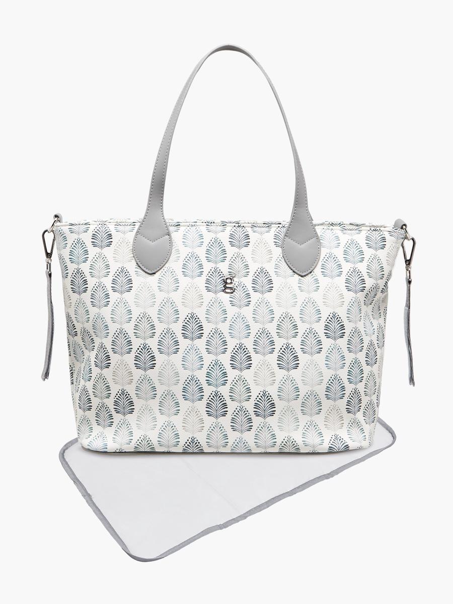 Printed Diaper Bag with Zip Closure