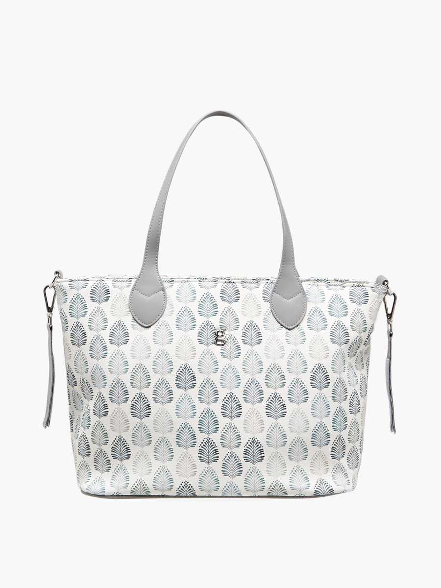 Printed Diaper Bag with Zip Closure