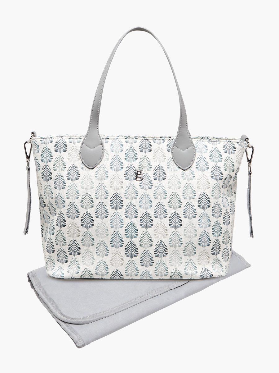 Printed Diaper Bag with Zip Closure