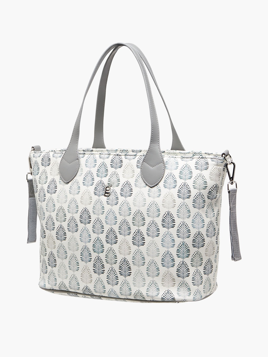 Printed Diaper Bag with Zip Closure