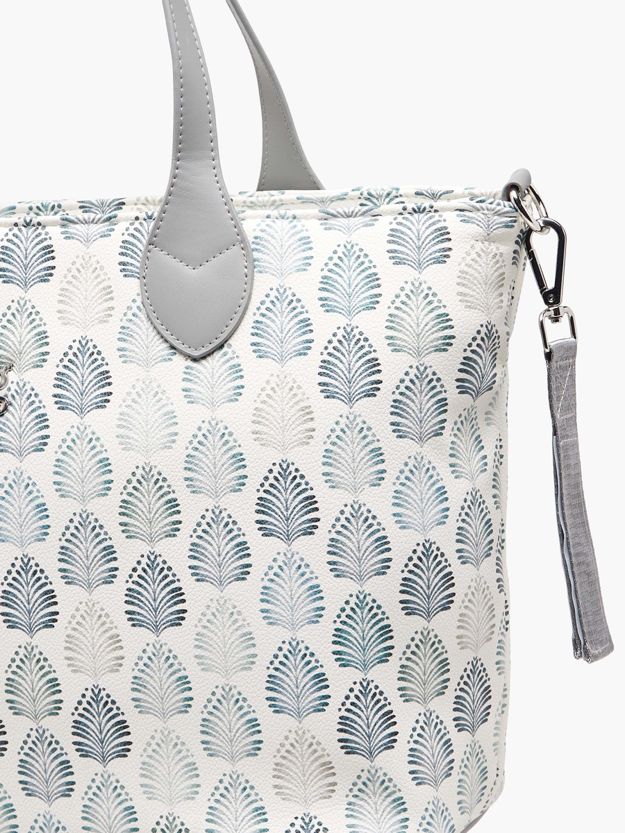 Printed Diaper Bag with Zip Closure