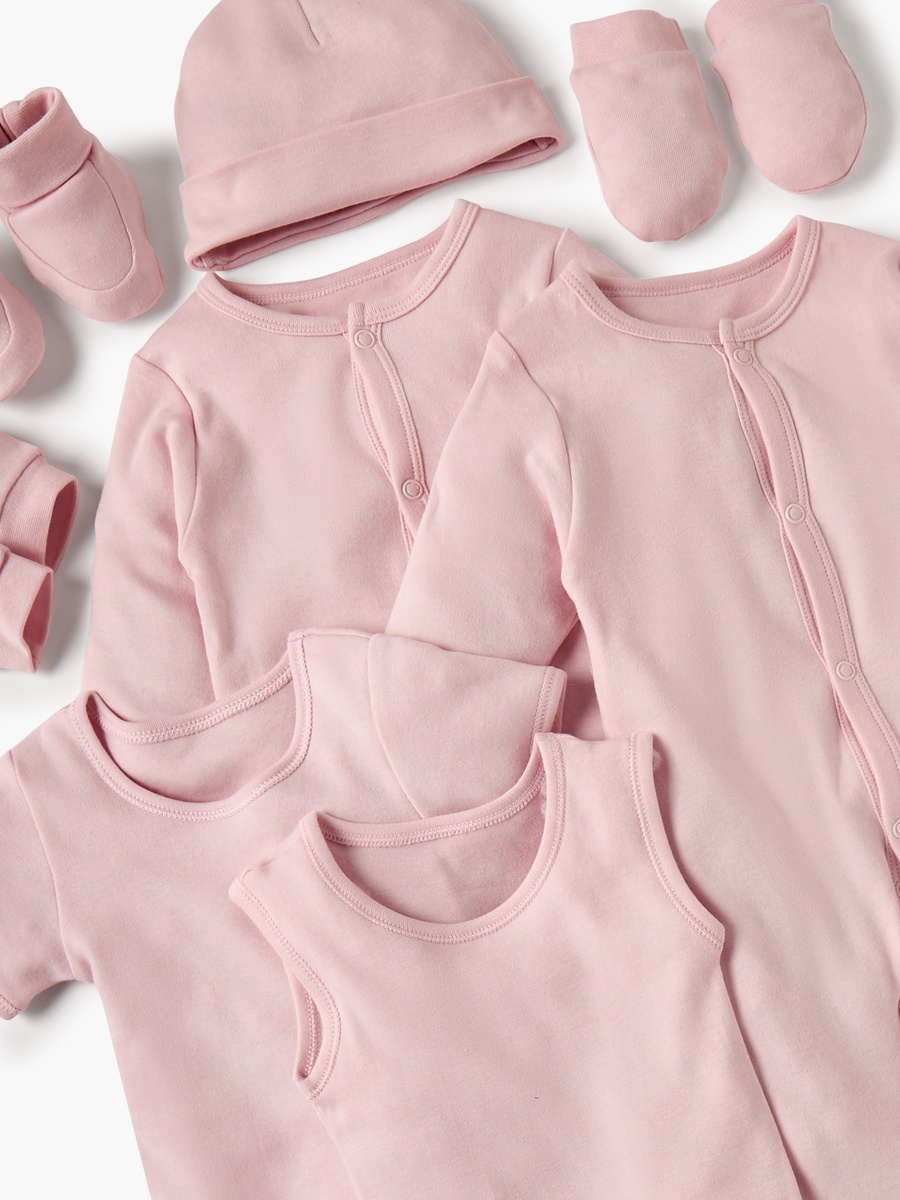 Solid 8-piece Apparel  Set