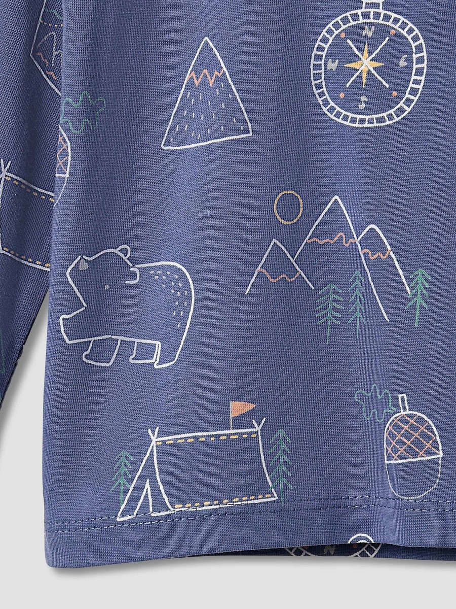 Printed Cotton Crew Neck T-Shirt and Joggers Set- Pack of 3