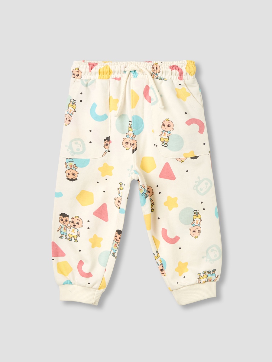 Printed Cotton Hoodie and Joggers Set